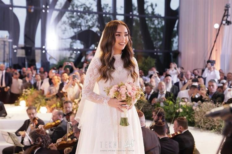 החתונה של אסתר פדידה וגל אריאל (צילום: אריאל רבינסקי)