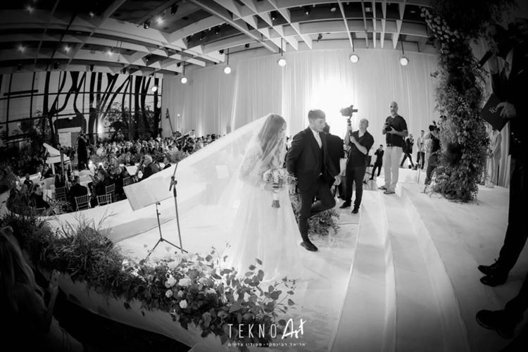 החתונה של אסתר פדידה וגל אריאל (צילום: אריאל רבינסקי)