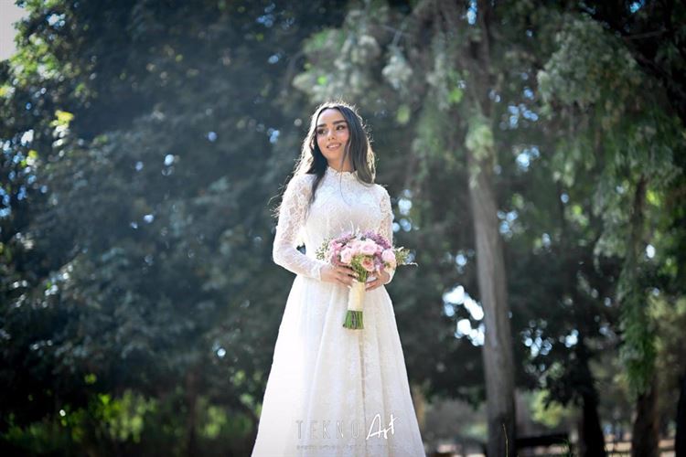 החתונה של אסתר פדידה וגל אריאל (צילום: אריאל רבינסקי)