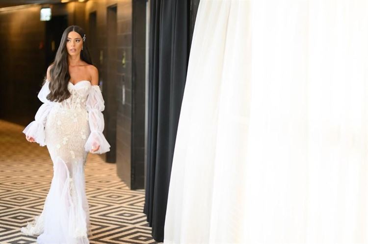 החתונה של ענבל חכמון ומארו ג'נח צילום: אלעד סאסי)