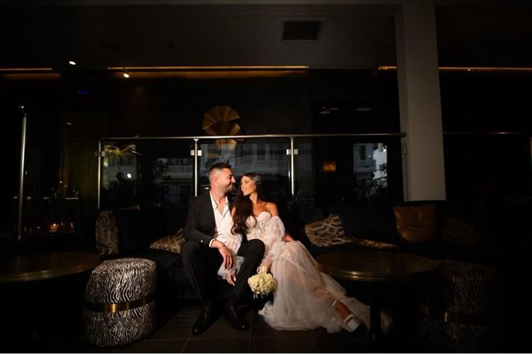 החתונה של ענבל חכמון ומארו ג'נח צילום: אלעד סאסי)