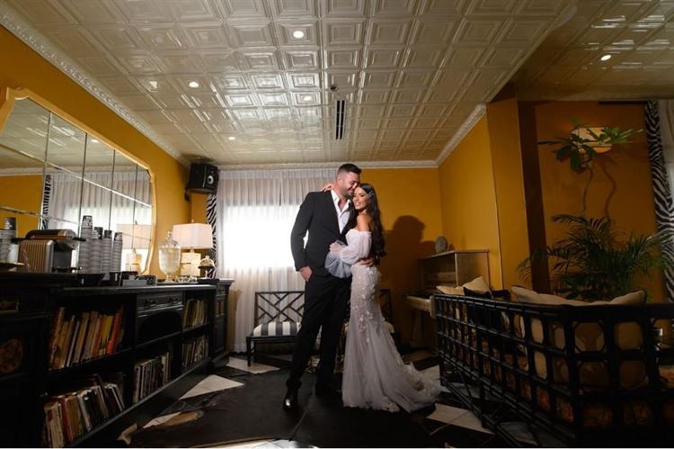 החתונה של ענבל חכמון ומארו ג'נח צילום: אלעד סאסי)