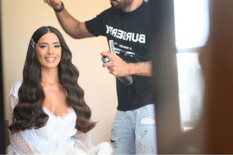 החתונה של ענבל חכמון ומארו ג'נח צילום: אלעד סאסי)