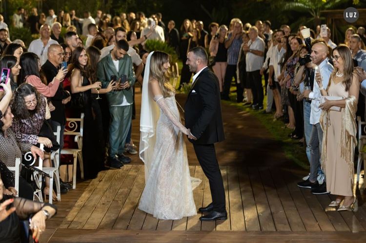 החתונה של רותם שאטו ודור פסטרנק (צילום: לוז)