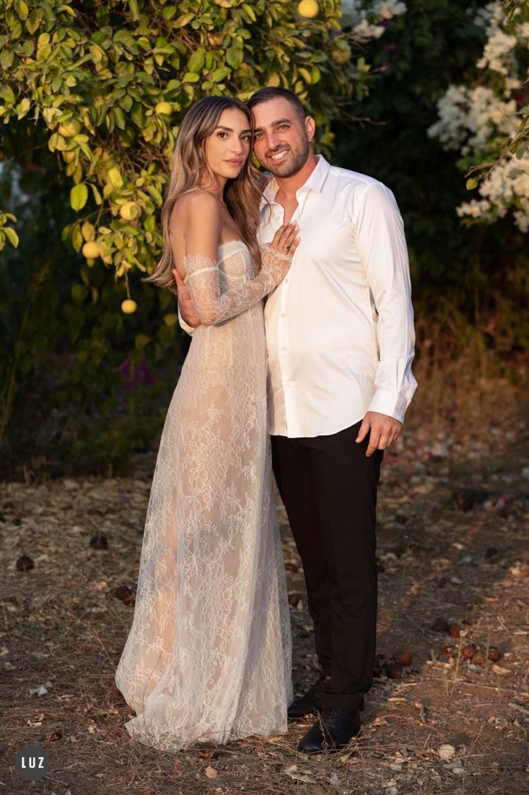 החתונה של רותם שאטו ודור פסטרנק (צילום: לוז)