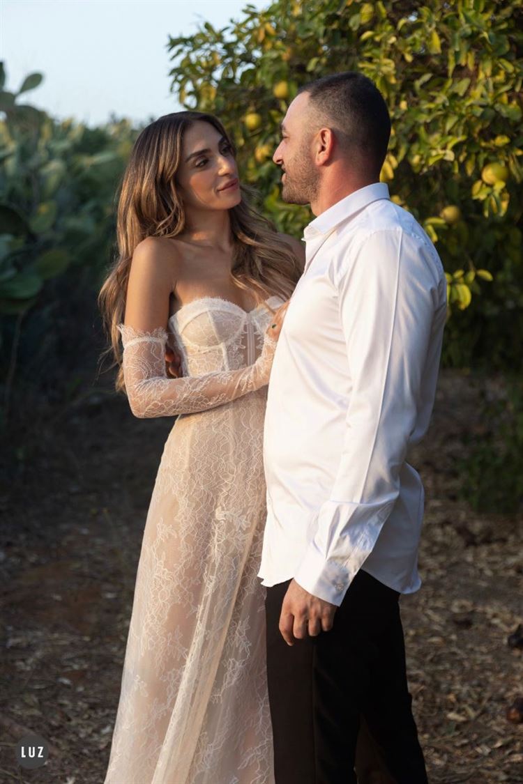 החתונה של רותם שאטו ודור פסטרנק (צילום: לוז)