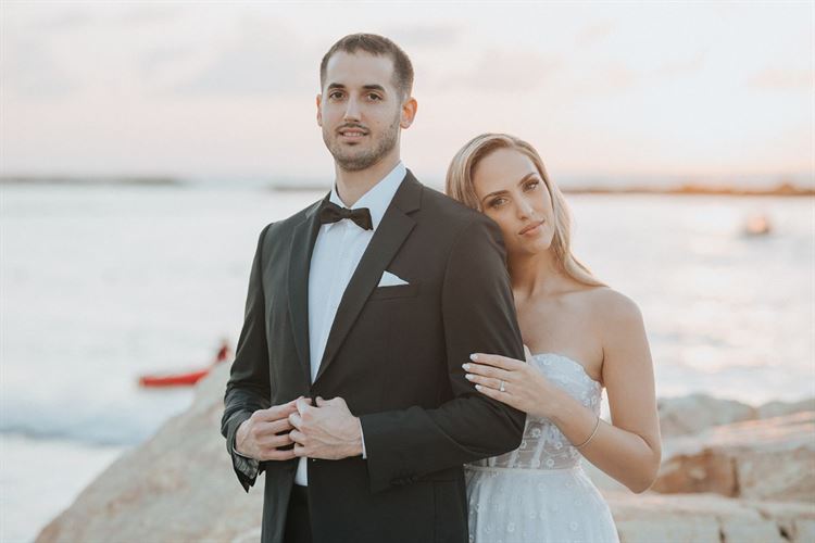 החתונה של שיר רוזנטל ותומר לוי (צילום: אנדריי אברמוב)