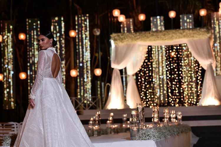 החתונה של זוהר אדרי ומור בן אבו (צילום: שי אסייג)