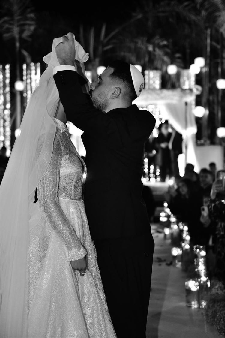 החתונה של זוהר אדרי ומור בן אבו (צילום: שי אסייג)