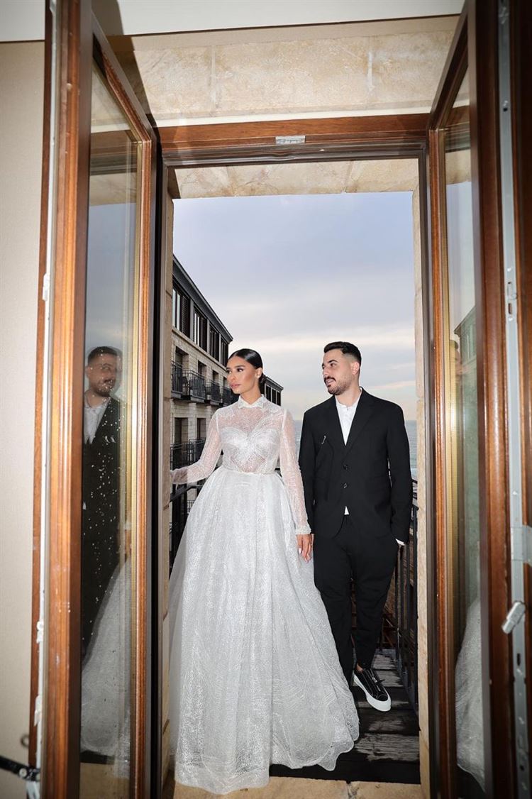 החתונה של זוהר אדרי ומור בן אבו (צילום: שי אסייג)