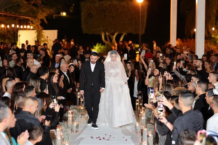 החתונה של זוהר אדרי ומור בן אבו (צילום: שי אסייג)