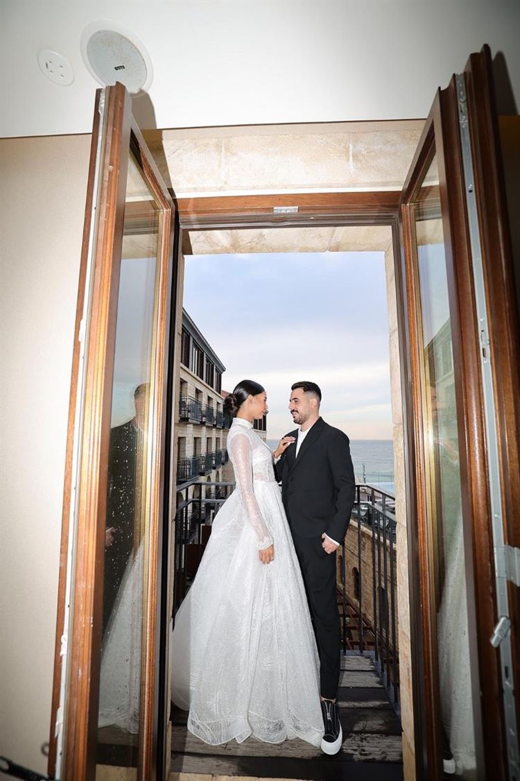 החתונה של זוהר אדרי ומור בן אבו (צילום: שי אסייג)