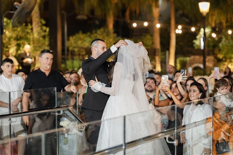 החתונה של טל ודן דינר (צילום: alexanddavidweddings)
