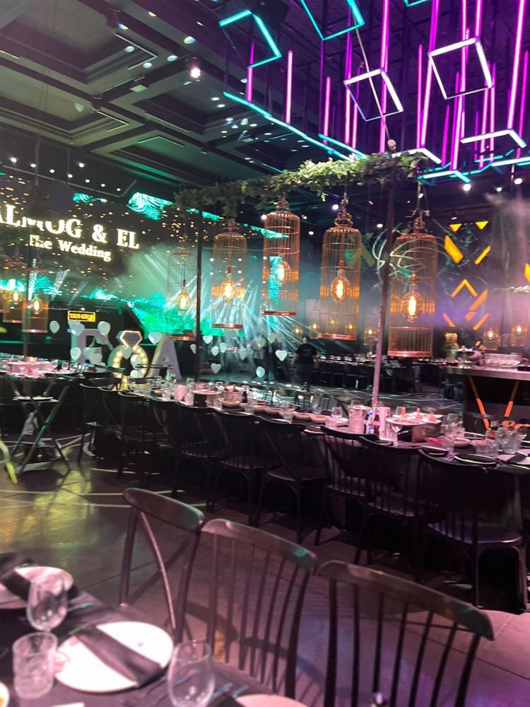 החתונה של אל ואלמוג במתחם האירועים 'עדיה' (צילום: אלבום אישי)