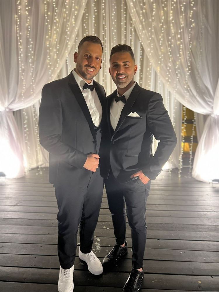 החתונה של אל ואלמוג במתחם האירועים 'עדיה' (צילום: אלבום אישי)