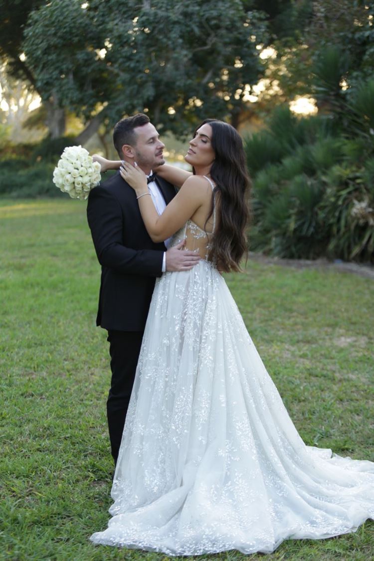 החתונה של שקד סעדון ועידן שוחט (צילום: אספוסה)