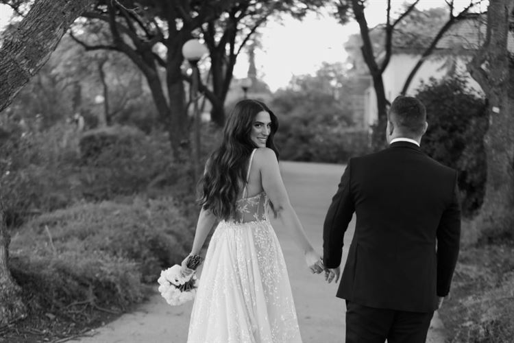 החתונה של שקד סעדון ועידן שוחט (צילום: אספוסה)