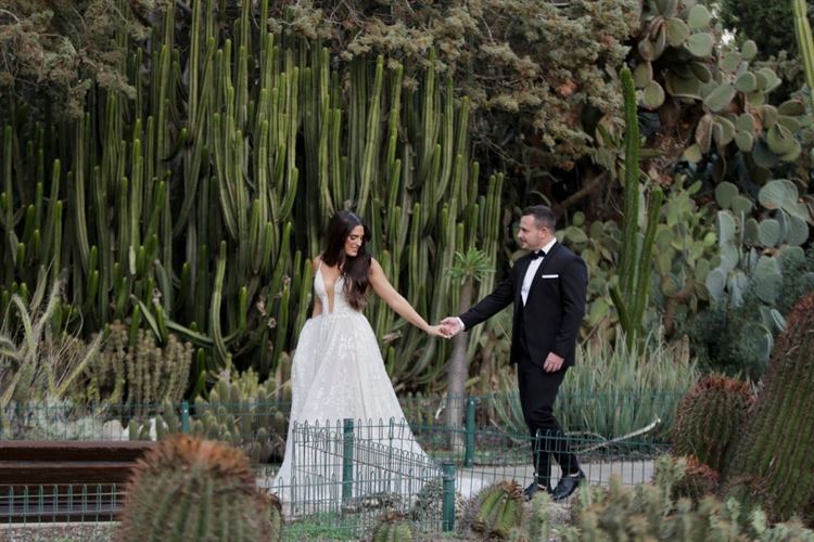 החתונה של שקד סעדון ועידן שוחט (צילום: אספוסה)