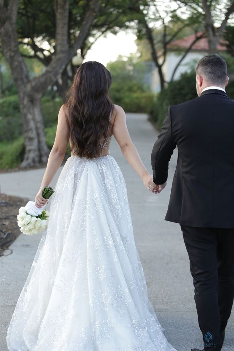 החתונה של שקד סעדון ועידן שוחט (צילום: אספוסה)