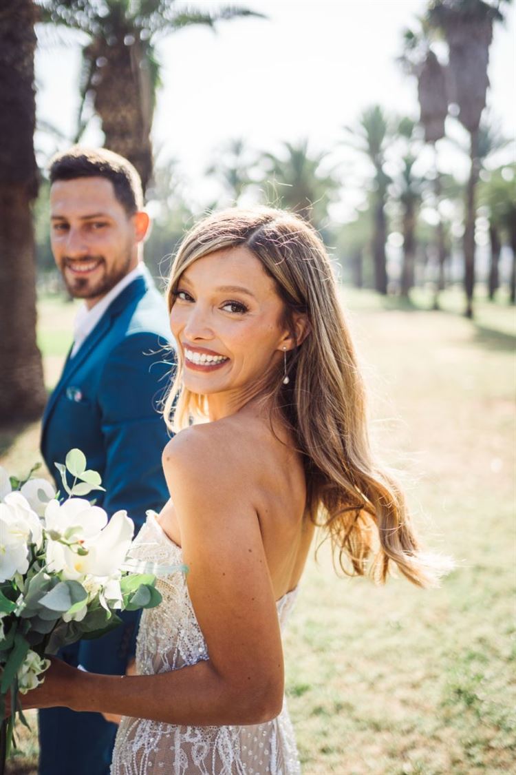 החתונה של נטלי פיץ ושי מסינטר (צילום: pacana weddings)