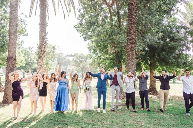 החתונה של נטלי פיץ ושי מסינטר (צילום: pacana weddings)