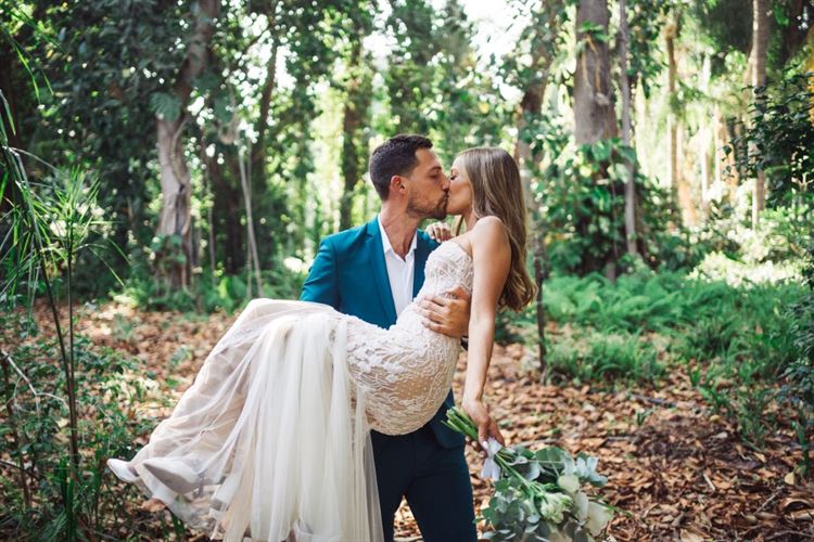 החתונה של נטלי פיץ ושי מסינטר (צילום: pacana weddings)