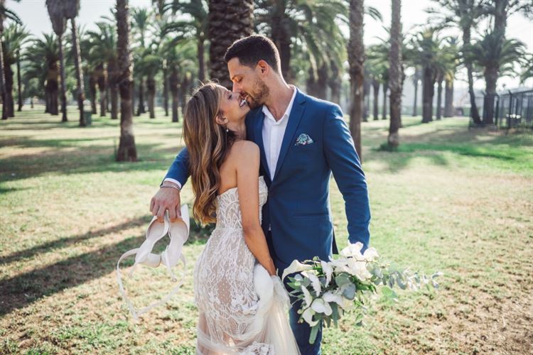 החתונה של נטלי פיץ ושי מסינטר (צילום: pacana weddings)