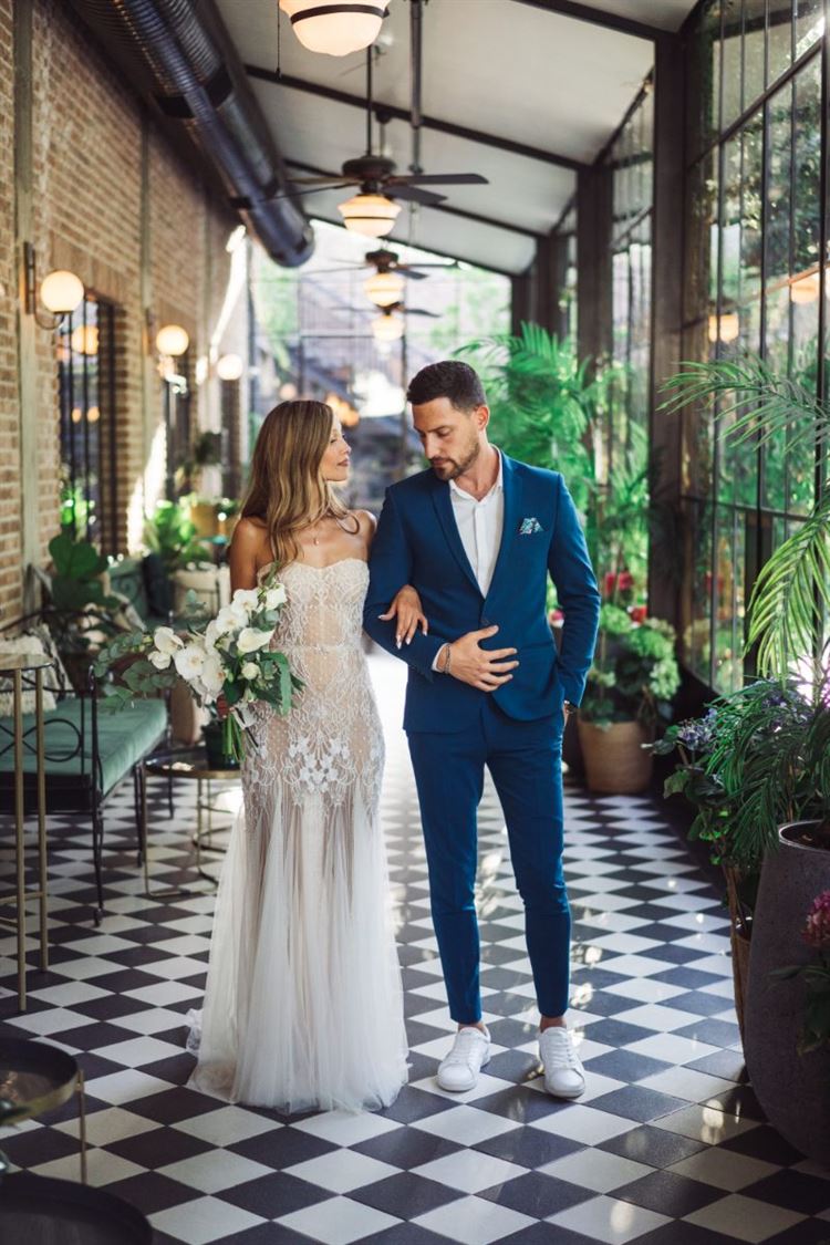 החתונה של נטלי פיץ ושי מסינטר (צילום: pacana weddings)