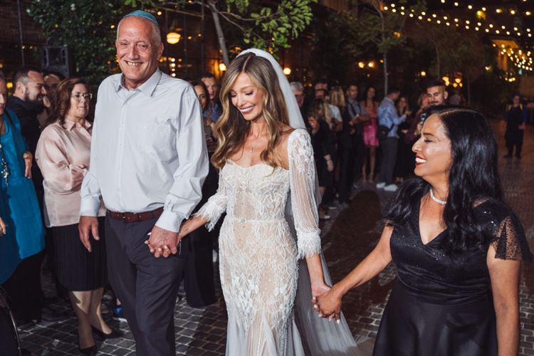 החתונה של נטלי פיץ ושי מסינטר (צילום: pacana weddings)