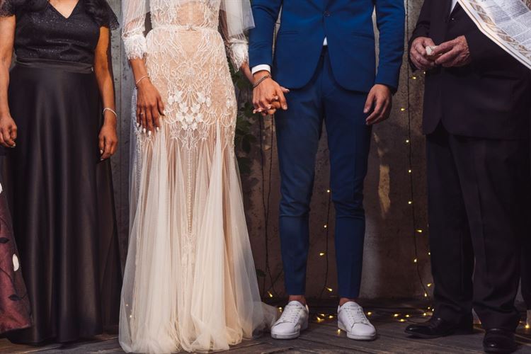 החתונה של נטלי פיץ ושי מסינטר (צילום: pacana weddings)