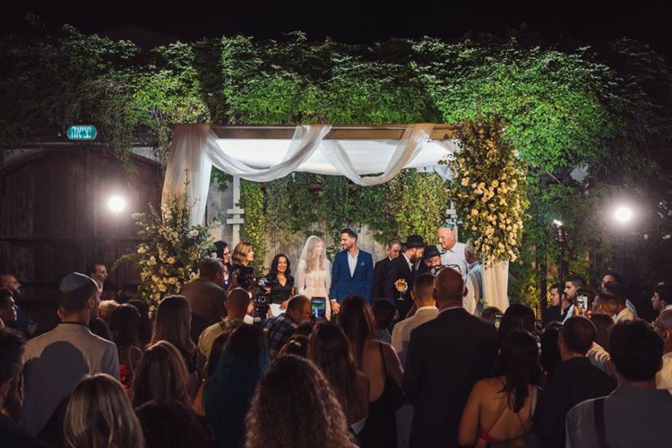 החתונה של נטלי פיץ ושי מסינטר (צילום: pacana weddings)