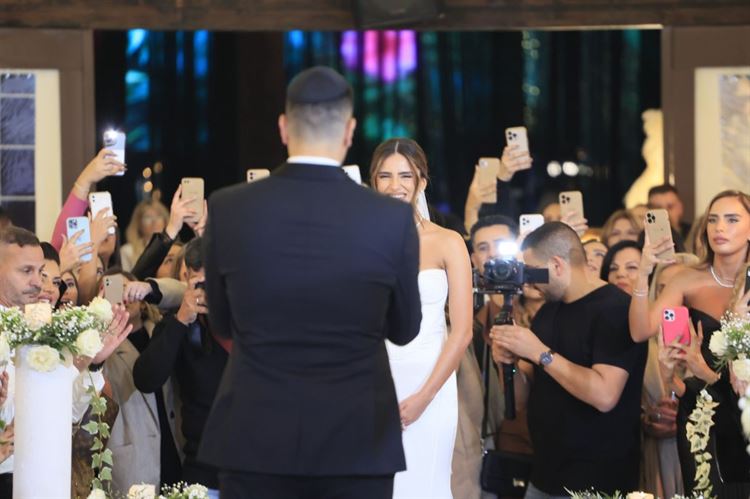 החתונה של מאי גבאי ואור אלקבץ (צילום: גל הפקות)