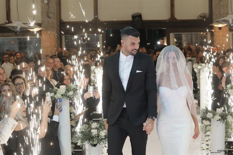 החתונה של מאי גבאי ואור אלקבץ (צילום: גל הפקות)