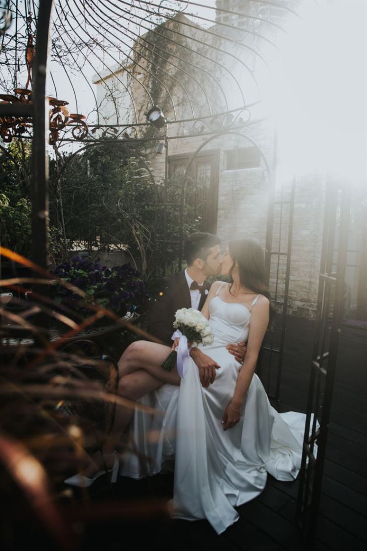 החתונה של מורן שמשילה וגיא צזנה (צילום: עידן חסון)