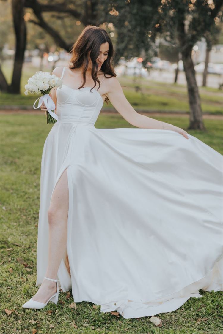 החתונה של מורן שמשילה וגיא צזנה (צילום: עידן חסון)