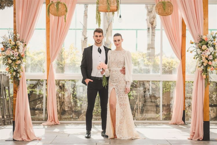 חתונת שישי בצהריים במתחם האירועים עדיה (צילום: וואלה! מזל טוב)