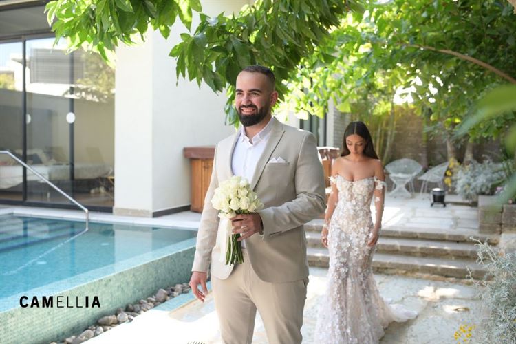 החתונה של אוראל חזיזה וגל הללי (צילום: קמליה)