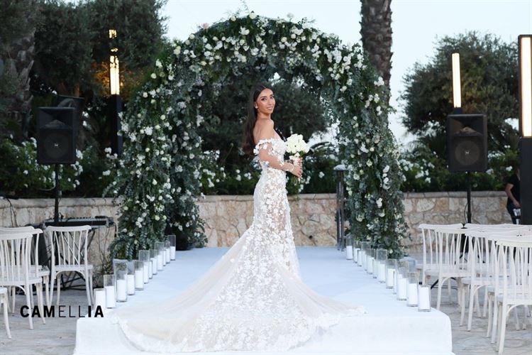 החתונה של אוראל חזיזה וגל הללי (צילום: קמליה)