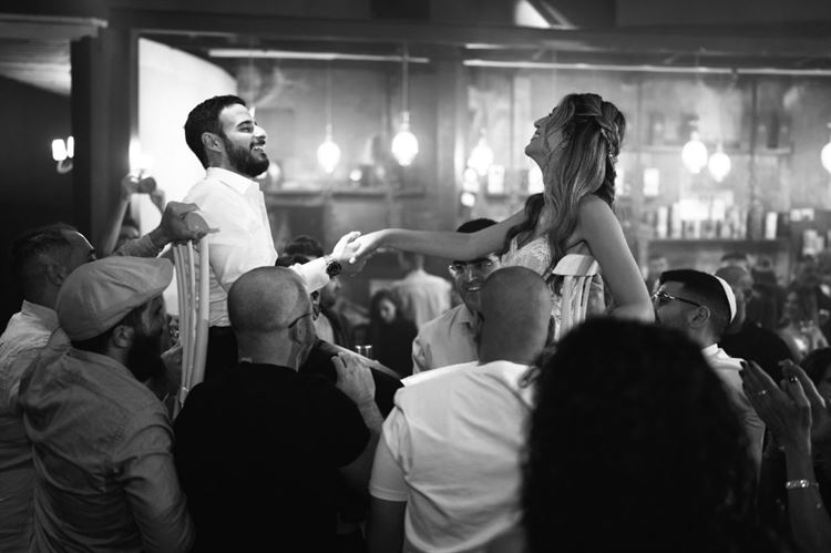 החתונה של ימית מזוז ומאיר כהן (צילום: רון תורג'מן)