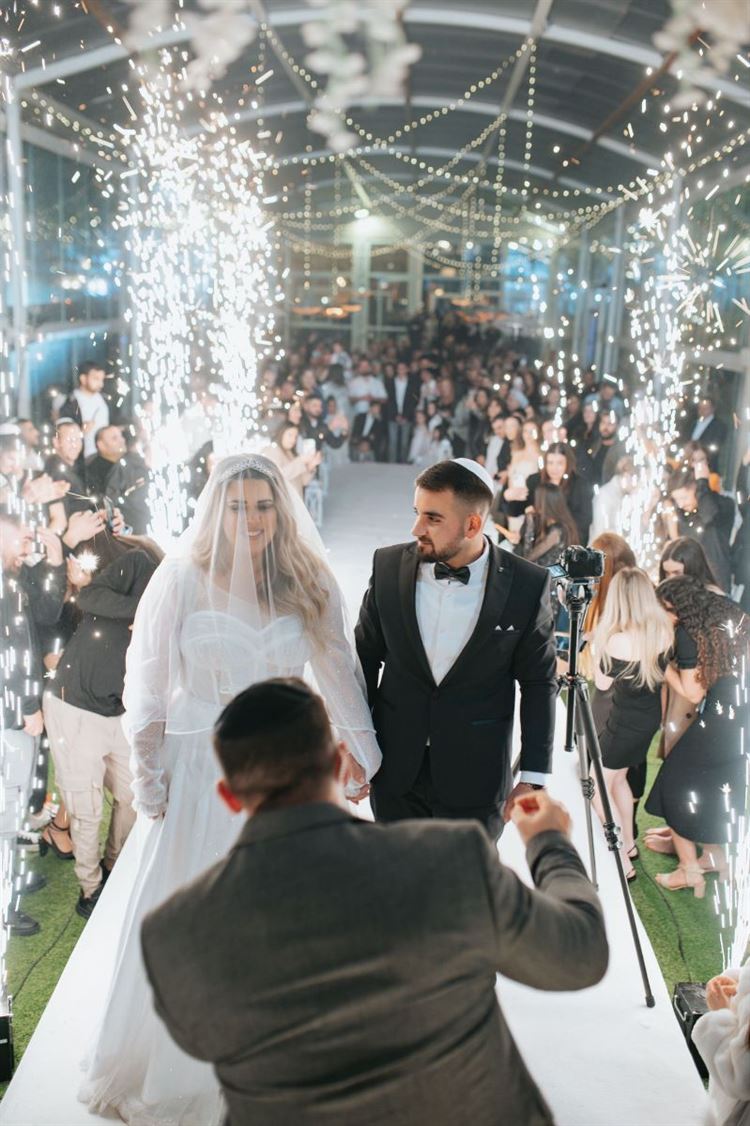 החתונה של שיראל ואלעזר (צילום: עידו פוטוגרף)