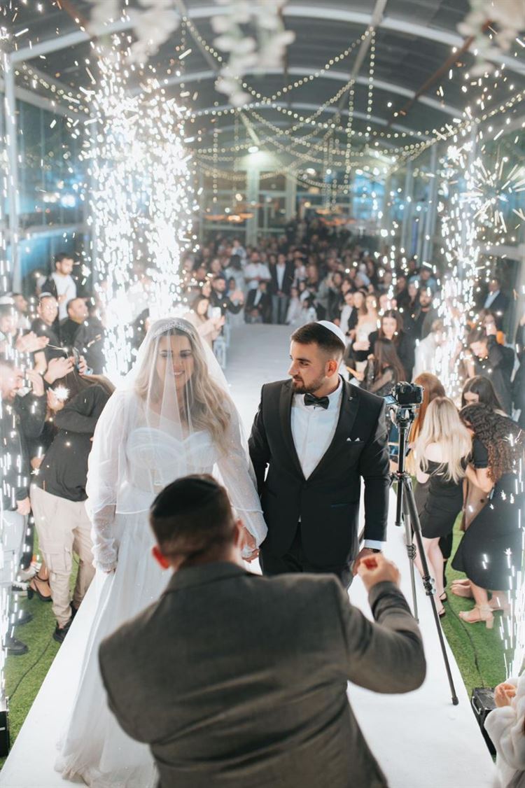 החתונה של שיראל ואלעזר (צילום: עידו פוטוגרף)