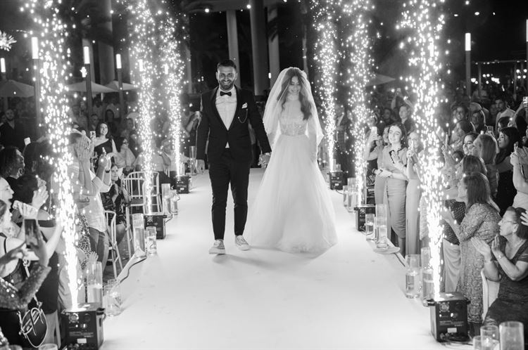 החתונה של שרית ישר ומשה דניאל (צילום: שלומי ביטון)