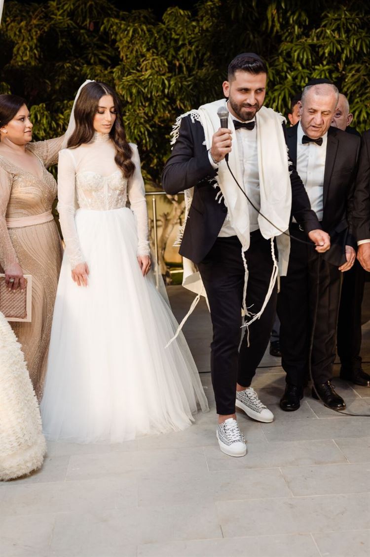 החתונה של שרית ישר ומשה דניאל (צילום: שלומי ביטון)