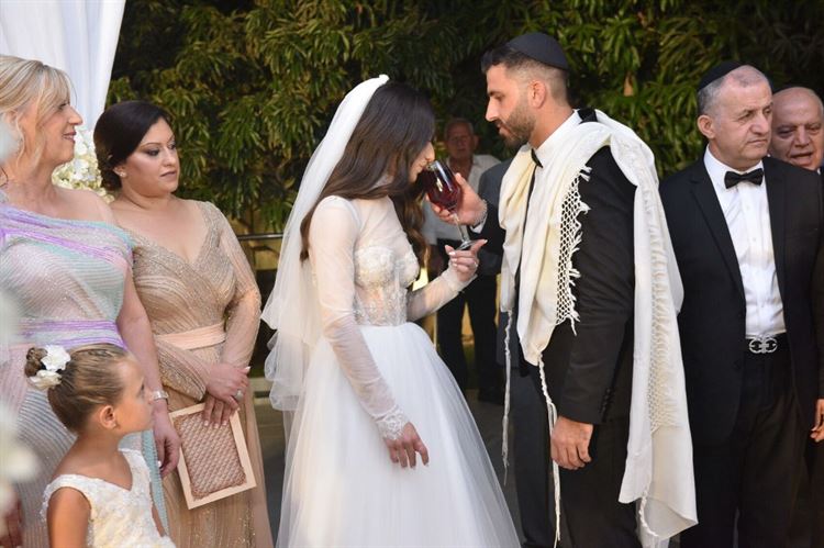 החתונה של שרית ישר ומשה דניאל (צילום: שלומי ביטון)