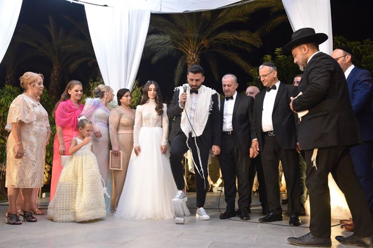 החתונה של שרית ישר ומשה דניאל (צילום: שלומי ביטון)