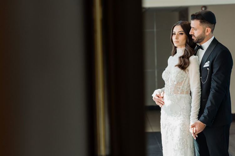 החתונה של שרית ישר ומשה דניאל (צילום: שלומי ביטון)