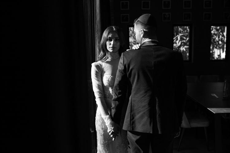 החתונה של שרית ישר ומשה דניאל (צילום: שלומי ביטון)