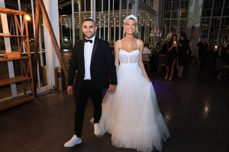 החתונה של ים צוקרמן וירין ניסים (צילום: שרון רביבו)