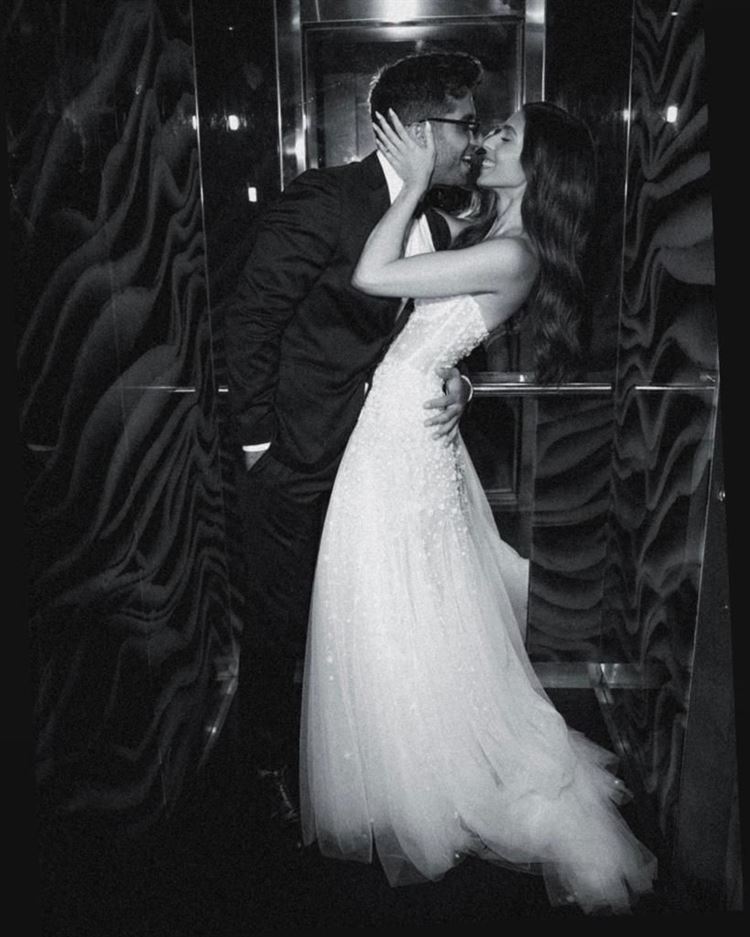 החתונה של מאי אלחסיד ודין ססי (צילום: אורי חיון)