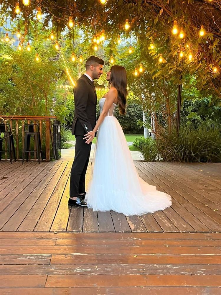 החתונה של ירדן ברזילאי ובן צעירי (צילום: מלאכים לבנים)